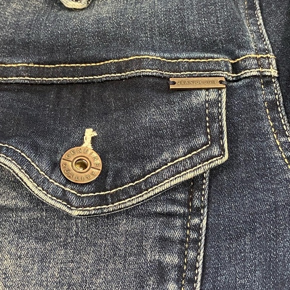 Jeaniologie Blue Denim Jean Jacket Size XL - Picture 12 of 12